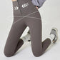 Zipper Closure Body Shaping Yoga Pants