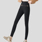 Zipper Closure Body Shaping Yoga Pants