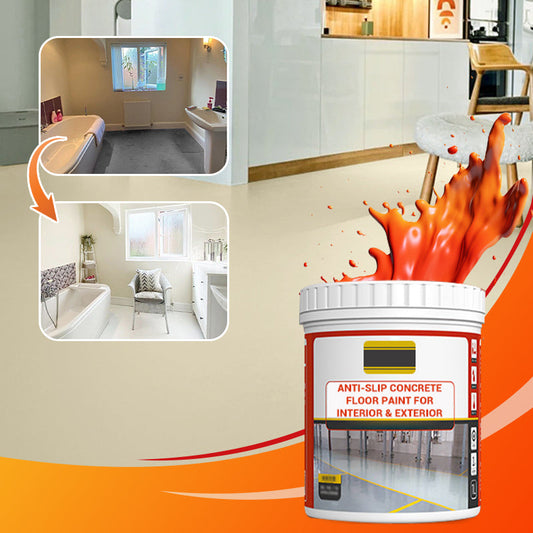 🎅Christmas Pre-sale🎁Anti-Slip Concrete Floor Paint for Interior & Exterior