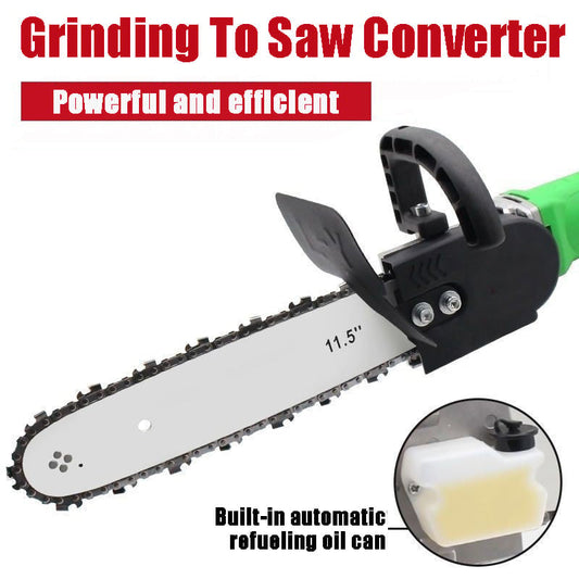 🎅 Christmas Sales 🎅 50% off 💕Angle Grinder Converted Electric Chainsaw Kit