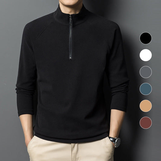 ✨New Arrival✨Men's Warm Long Sleeve Quarter Zip Sweatshirt